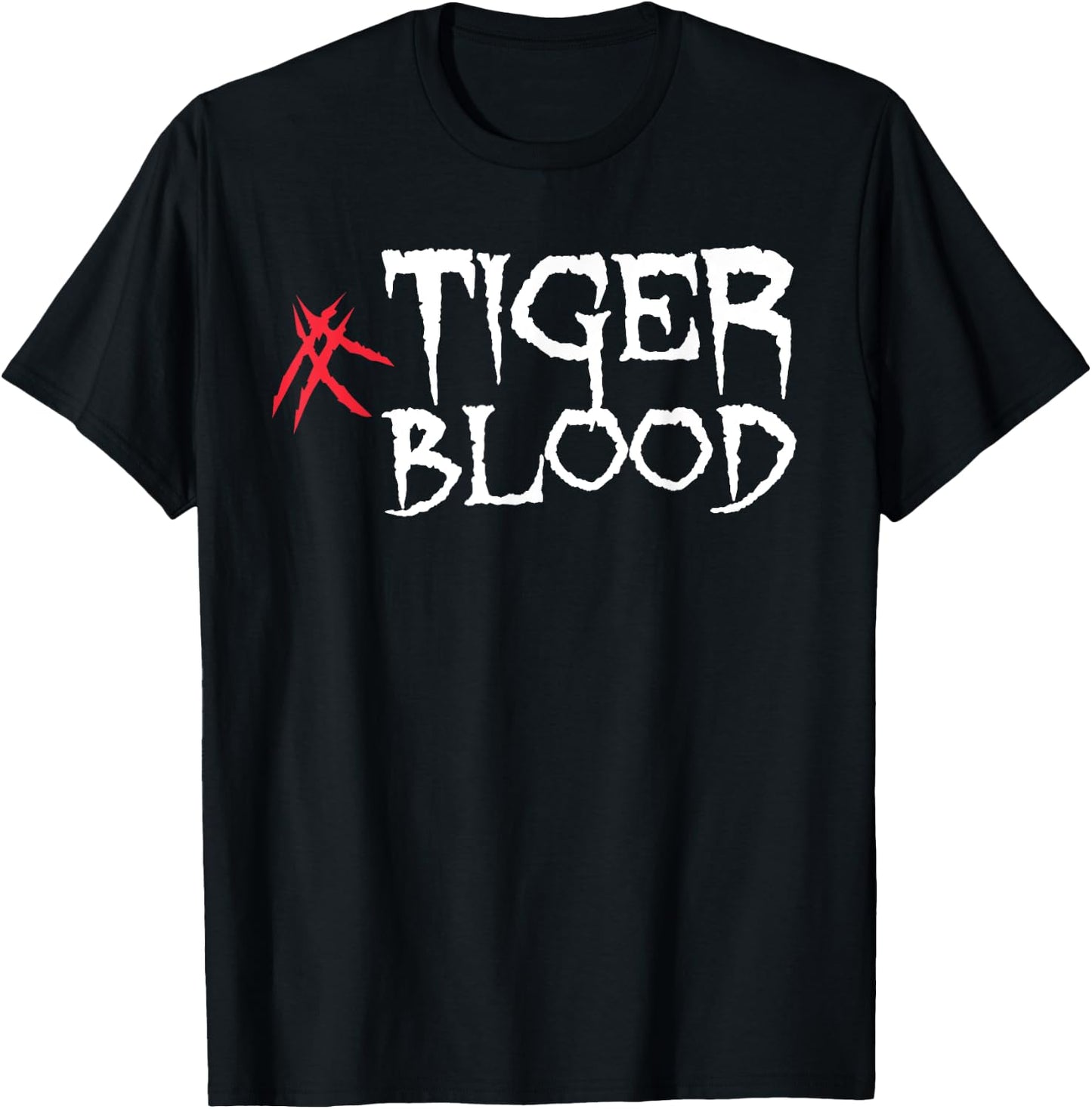 Cool Tiger Blood Scars Tiger Lover Gift T-Shirt - T-Shirt | Black