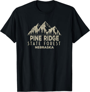 Pine Ridge State Forest T-Shirt - T-Shirt | Black