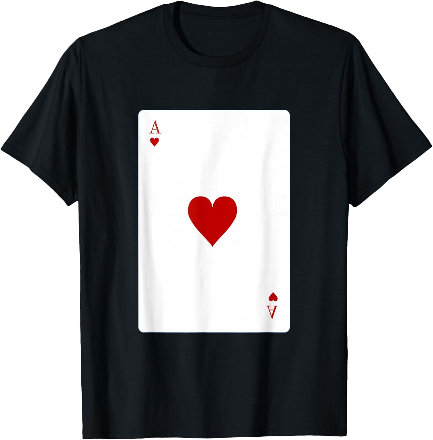 Ace Of Hearts Costume T-Shirt - T-Shirt | Black