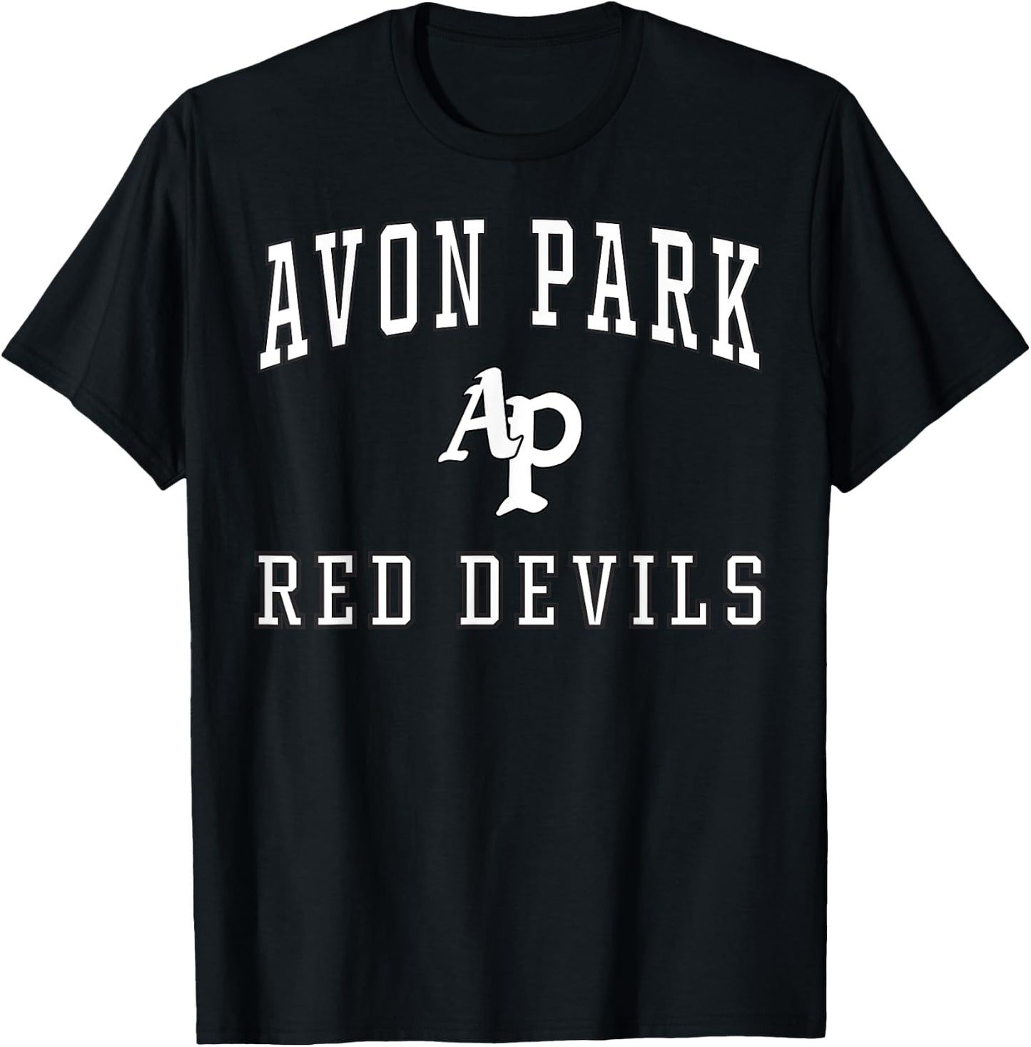 Avon Park High School Red Devils C1 T-Shirt - T-Shirt | Black