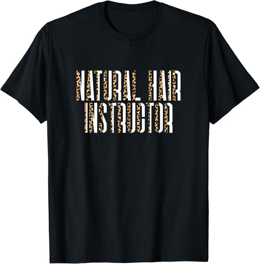 Natural Hair Instructor Curly Hair Afrocentric Women T-Shirt - T-Shirt | Black