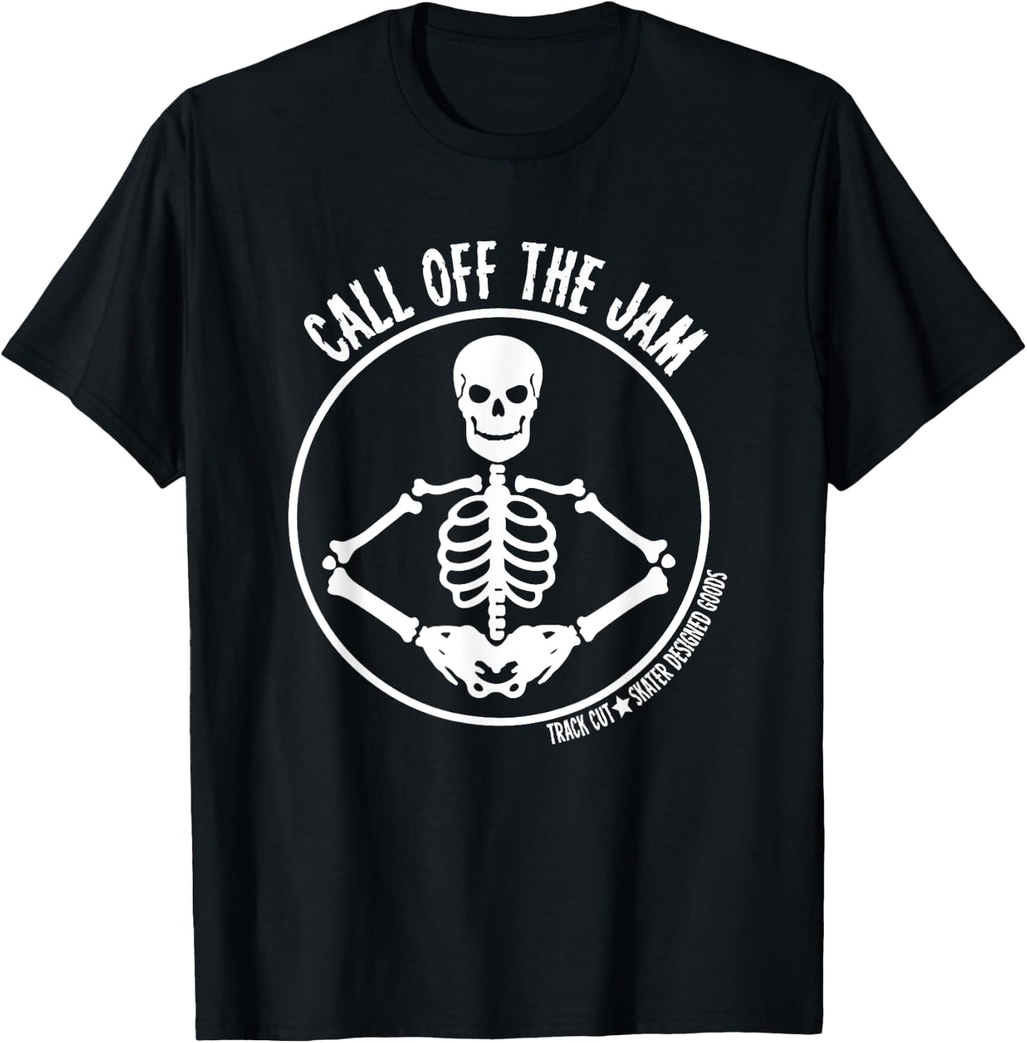 Roller Derby Call Off the Jam Halloween Skeleton T-Shirt - T-Shirt | Black
