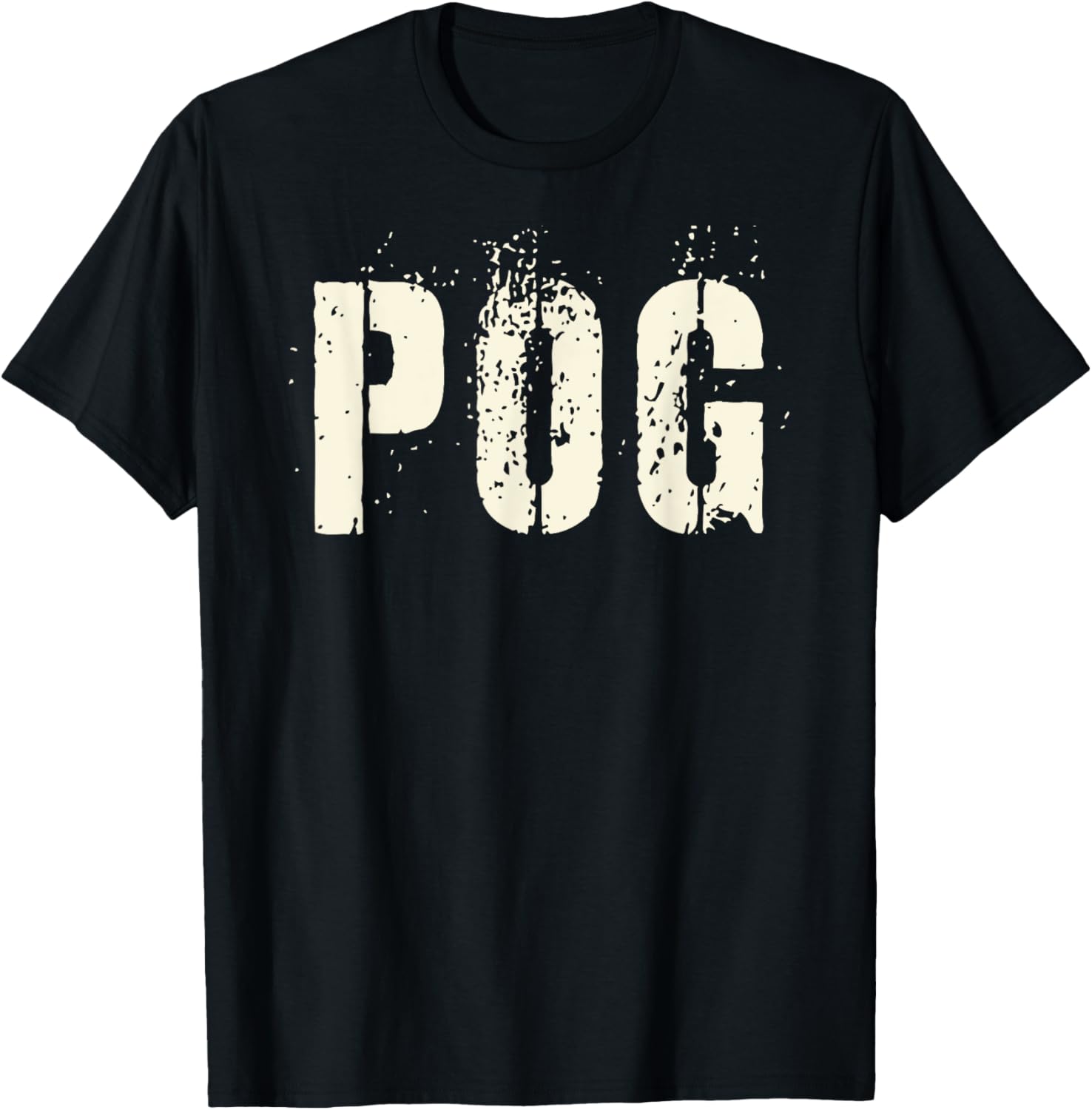 Sarcastic POG Military Corps POGUE Non-Combat Grunt Army Dad T-Shirt - T-Shirt | Black