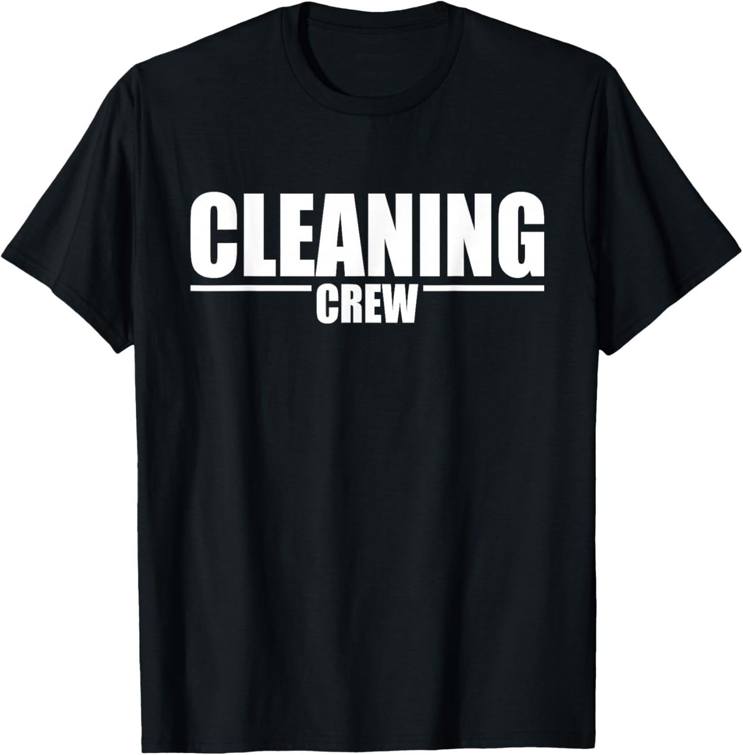 Cleaning Crew Housekeeping Maid Service Janitor Uniform T-Shirt - T-Shirt | Black