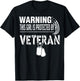 Warning This Girl Is Protected By A Veteran T-Shirt - T-Shirt | Black