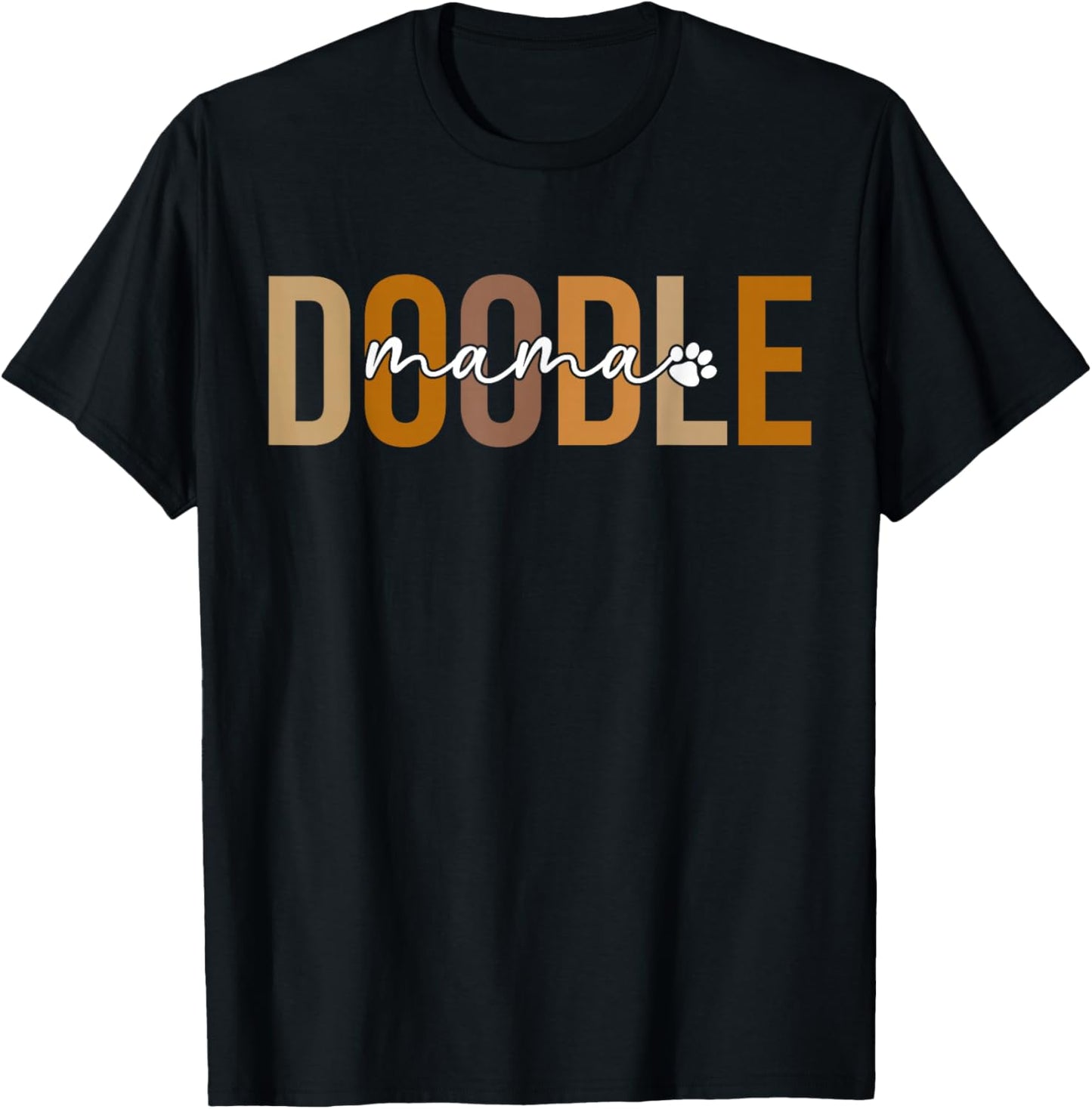 Doodle Mama Boho Doodle Owner Doodle Lover Goldendoodle Mom T-Shirt - T-Shirt | Black