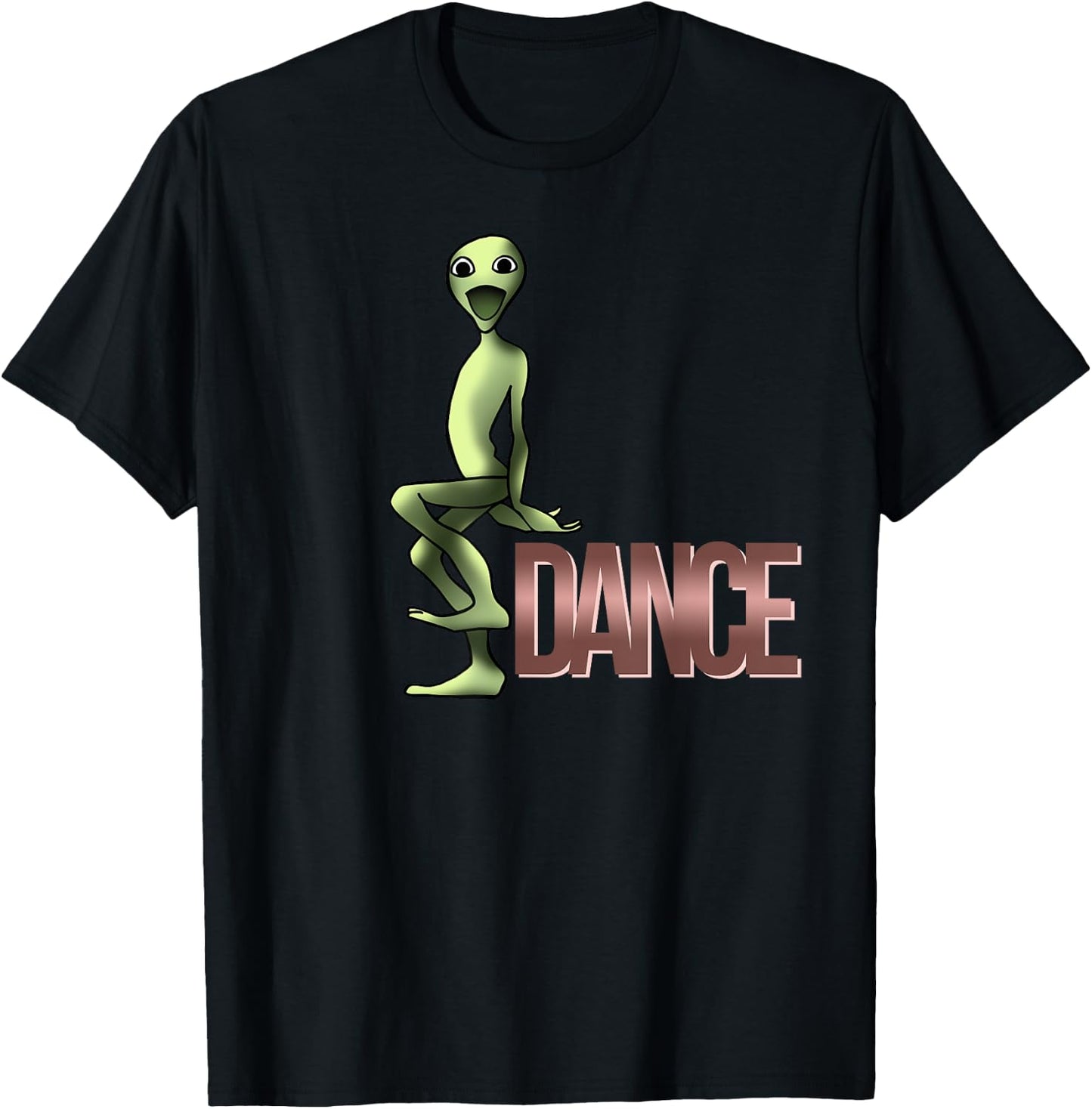 Funny Alien Dance green Frog Shirt Gift Cosita Shirts T-Shirt - T-Shirt | Black
