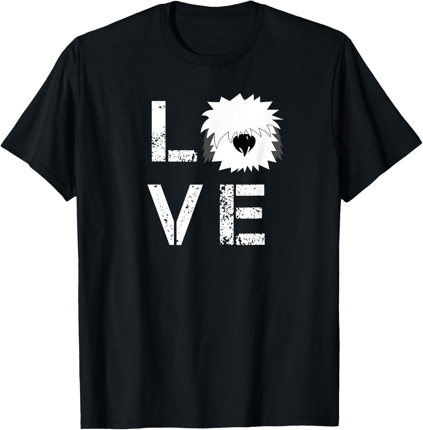 Love My Dog - Funny English Sheepdog Cool Pet T-Shirt - T-Shirt | Black