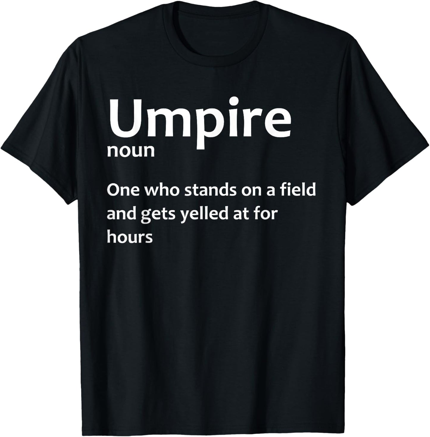 Best Umpire Design Women Softball Baseball Umpire T-Shirt - T-Shirt | Black