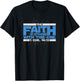 The Faith is Strong With This One - Pastor Gift - Christian T-Shirt - T-Shirt | Black