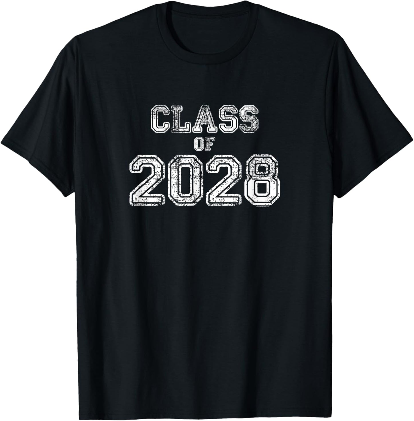 Class of 2028 Shirt | Senior 2028 Graduation Gift Him Her T-Shirt - T-Shirt | Black