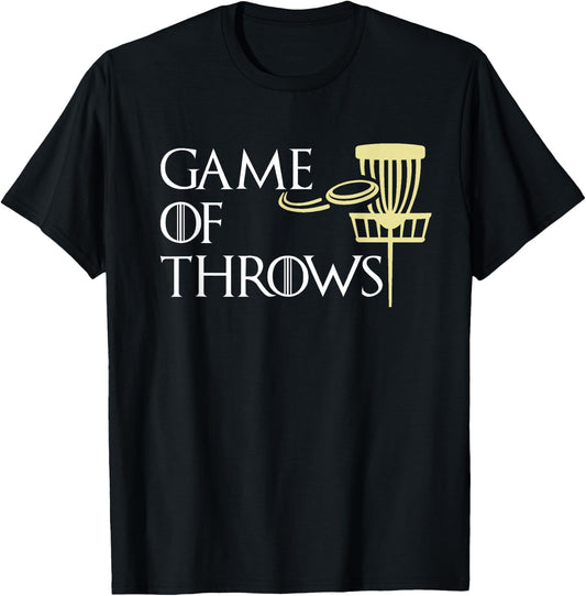 Funny Game Of Throws Disk Golf Men Women Gift T-Shirt - T-Shirt | Black