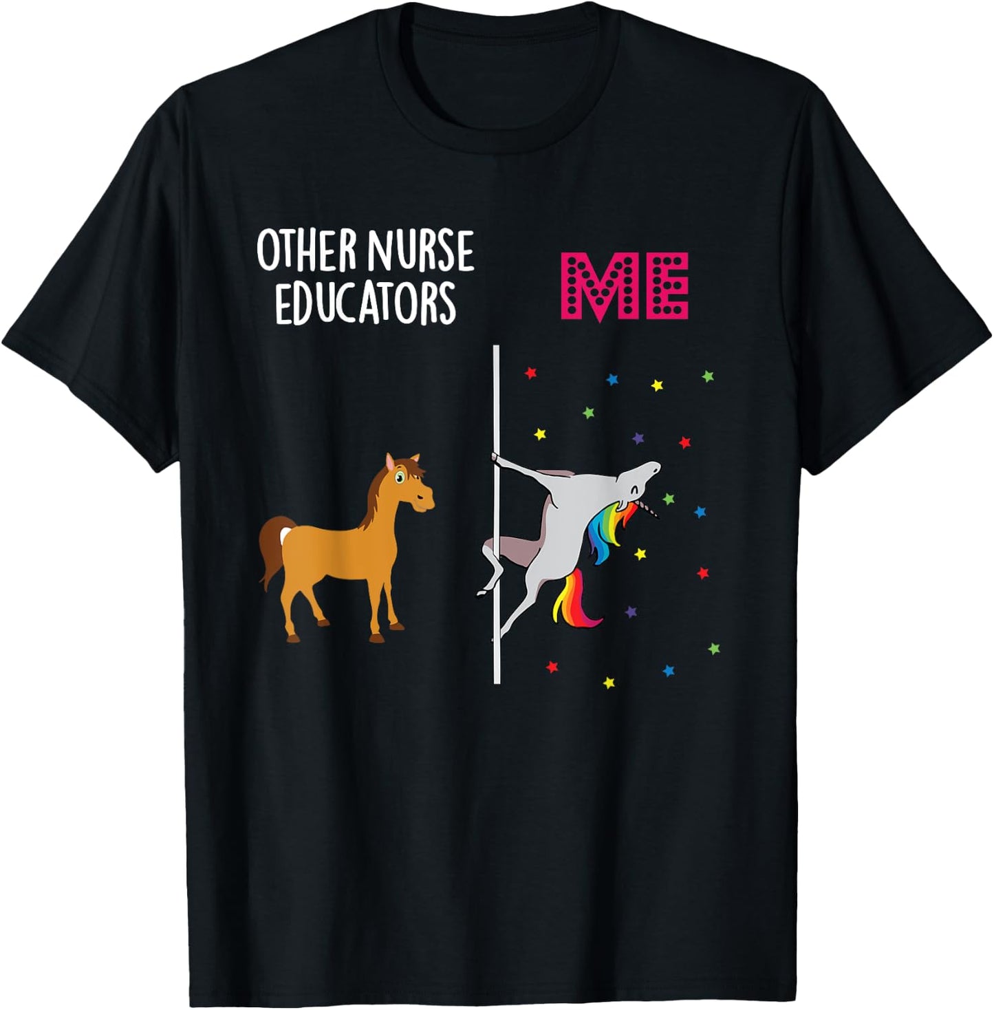Nurse Educator Unicorn Others You T-Shirt - T-Shirt | Black