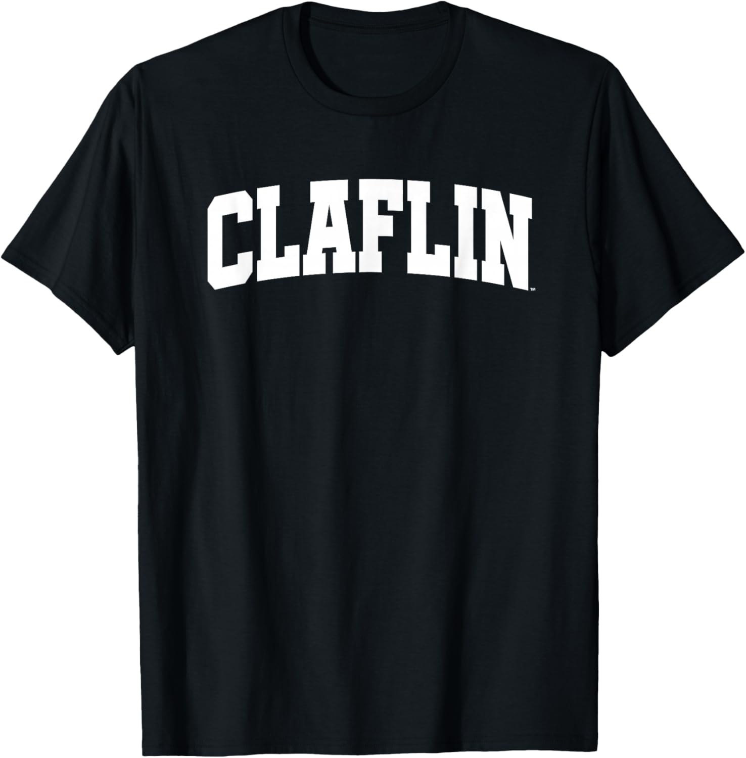Claflin University Panthers School Name Arch T-Shirt - T-Shirt | Black