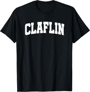 Claflin University Panthers School Name Arch T-Shirt - T-Shirt | Black