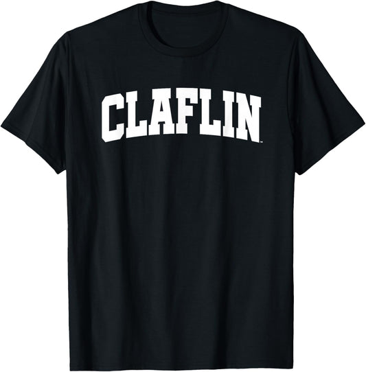 Claflin University Panthers School Name Arch T-Shirt - T-Shirt | Black
