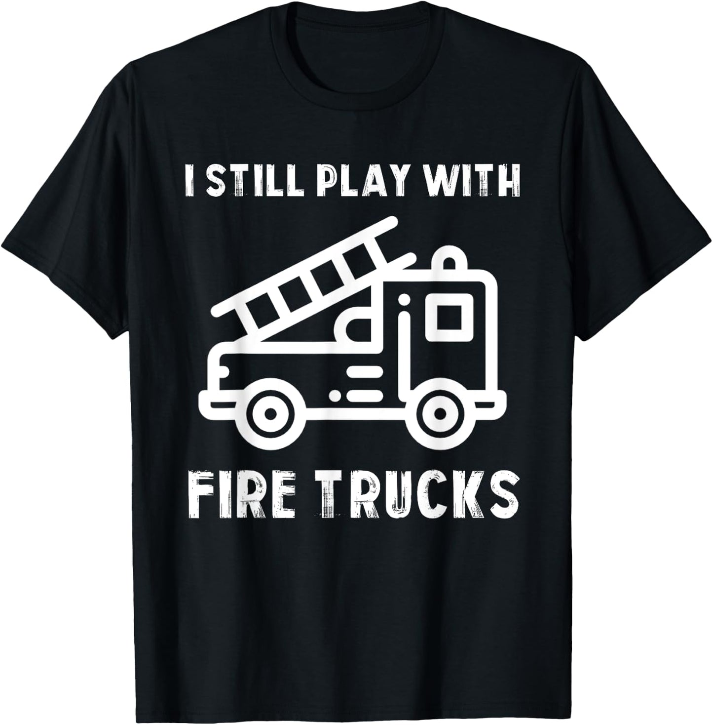 Funny Firefighters | Firefighter Gift Firemen T-Shirt - T-Shirt | Black