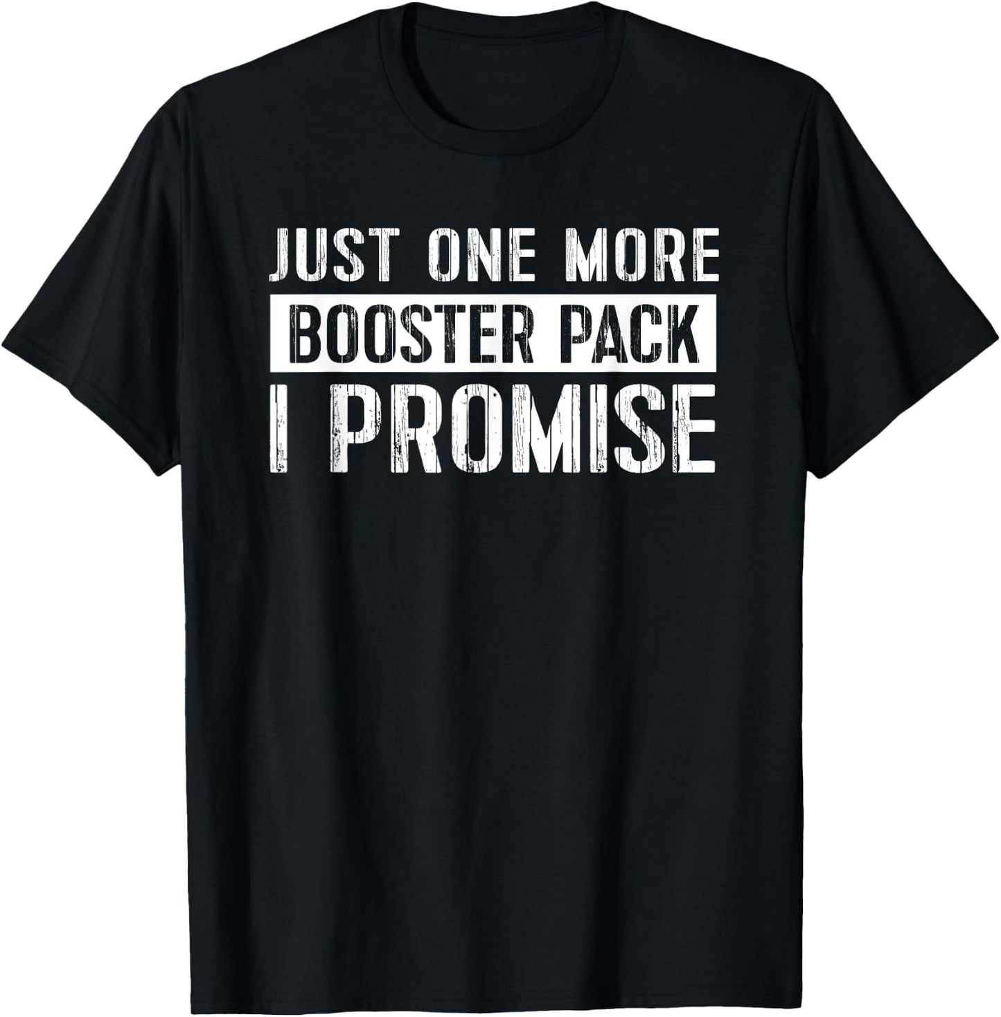 Trading Card Game TCG One More Booster Pack Gift T-Shirt - T-Shirt | Black