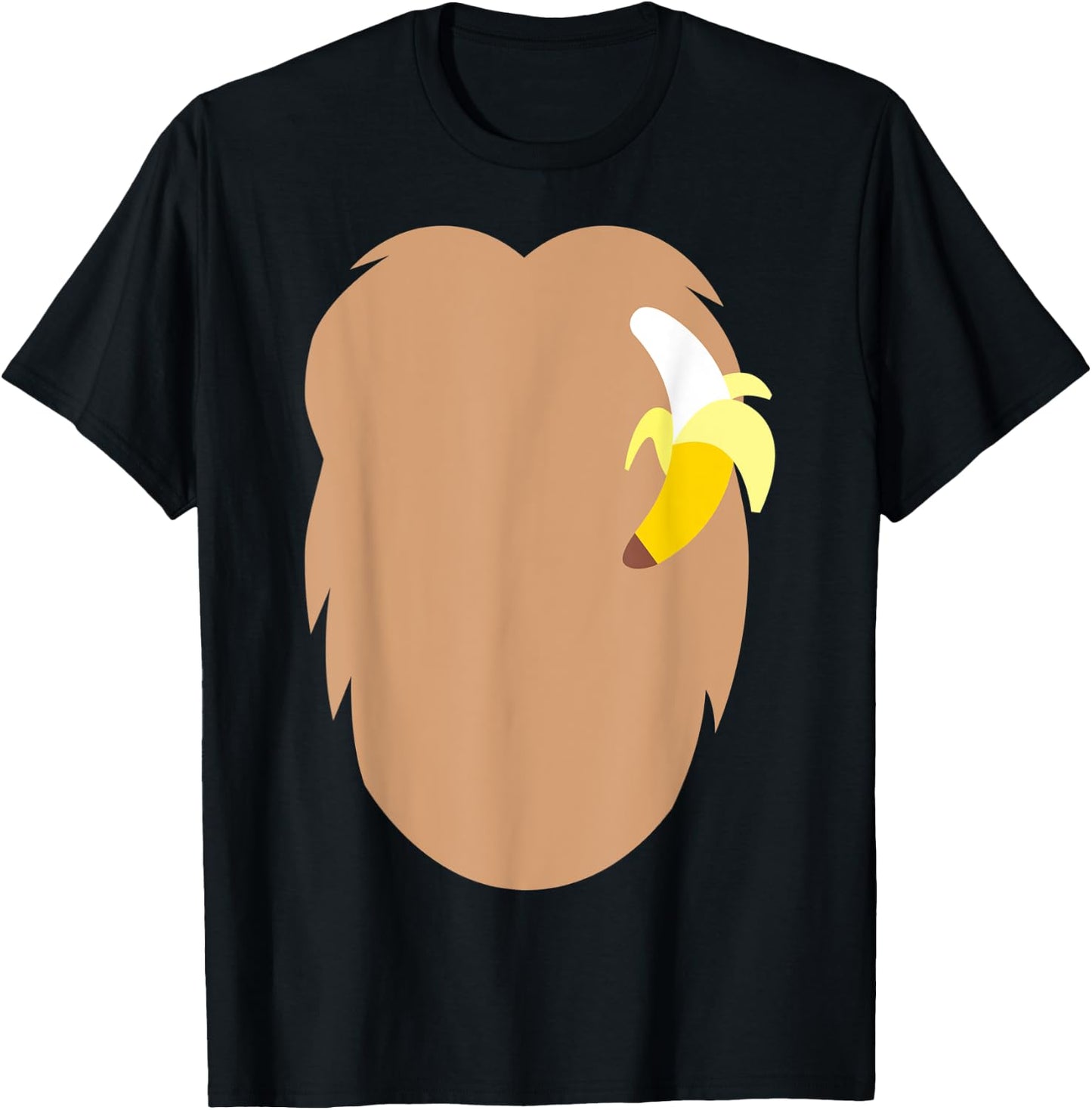 Monkey Gorilla Animal Halloween DIY Costume Funny Shirt T-Shirt - T-Shirt | Black