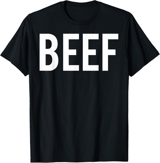 Beef T Shirt - Cool new tasty BBQ food funny cheap gift T-Shirt - T-Shirt | Black