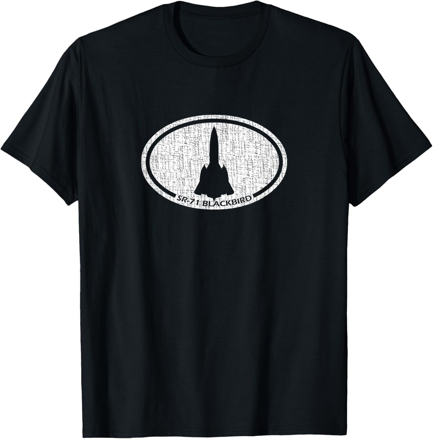 SR-71 Blackbird Spy Plane Retro Airplane T-Shirt - T-Shirt | Black