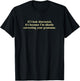 I'm Silently Correcting Your Grammar T-Shirt - T-Shirt | Black