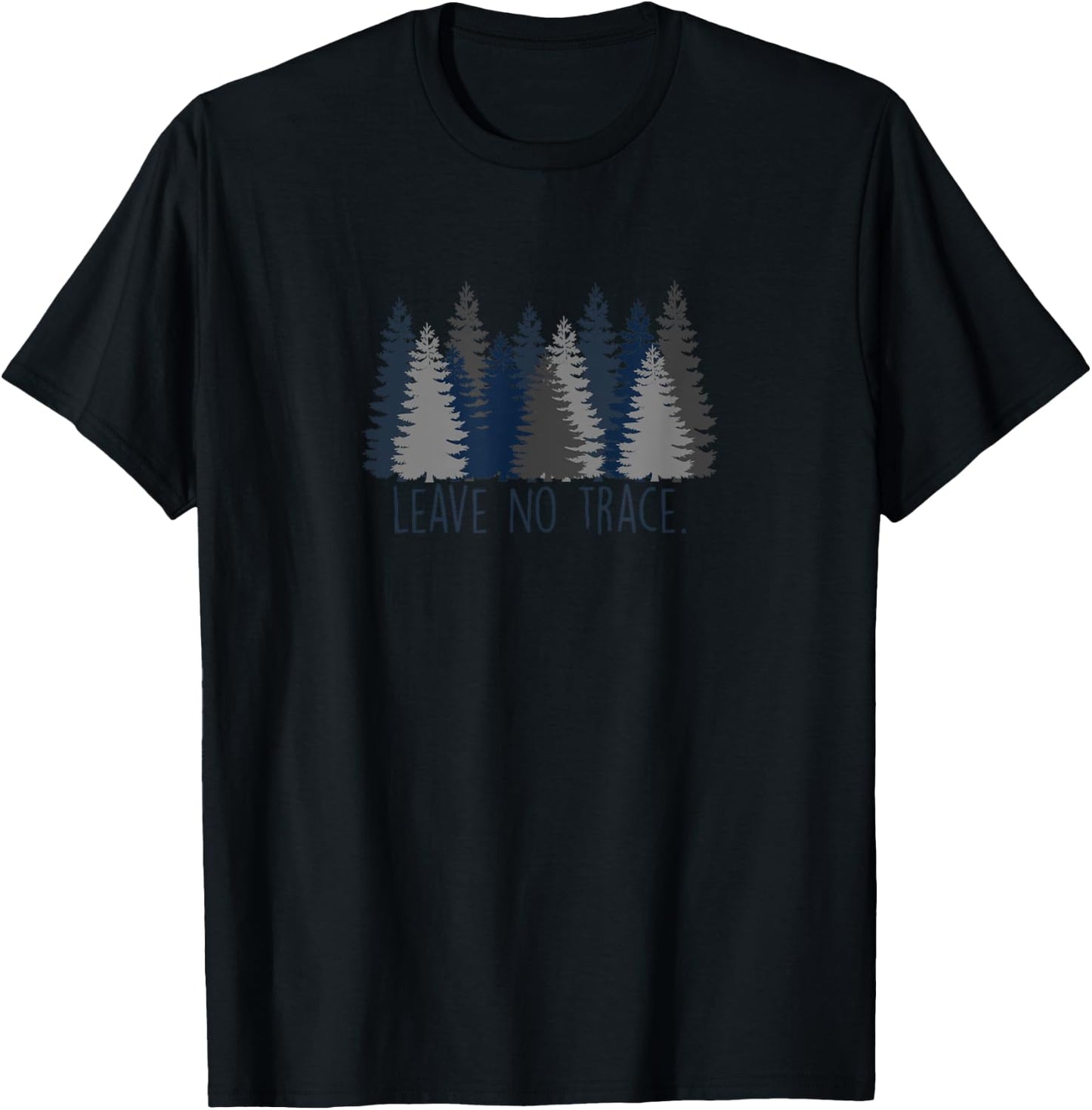 Leave No Trace Outdoor Sports Activity T-Shirt - T-Shirt | Black