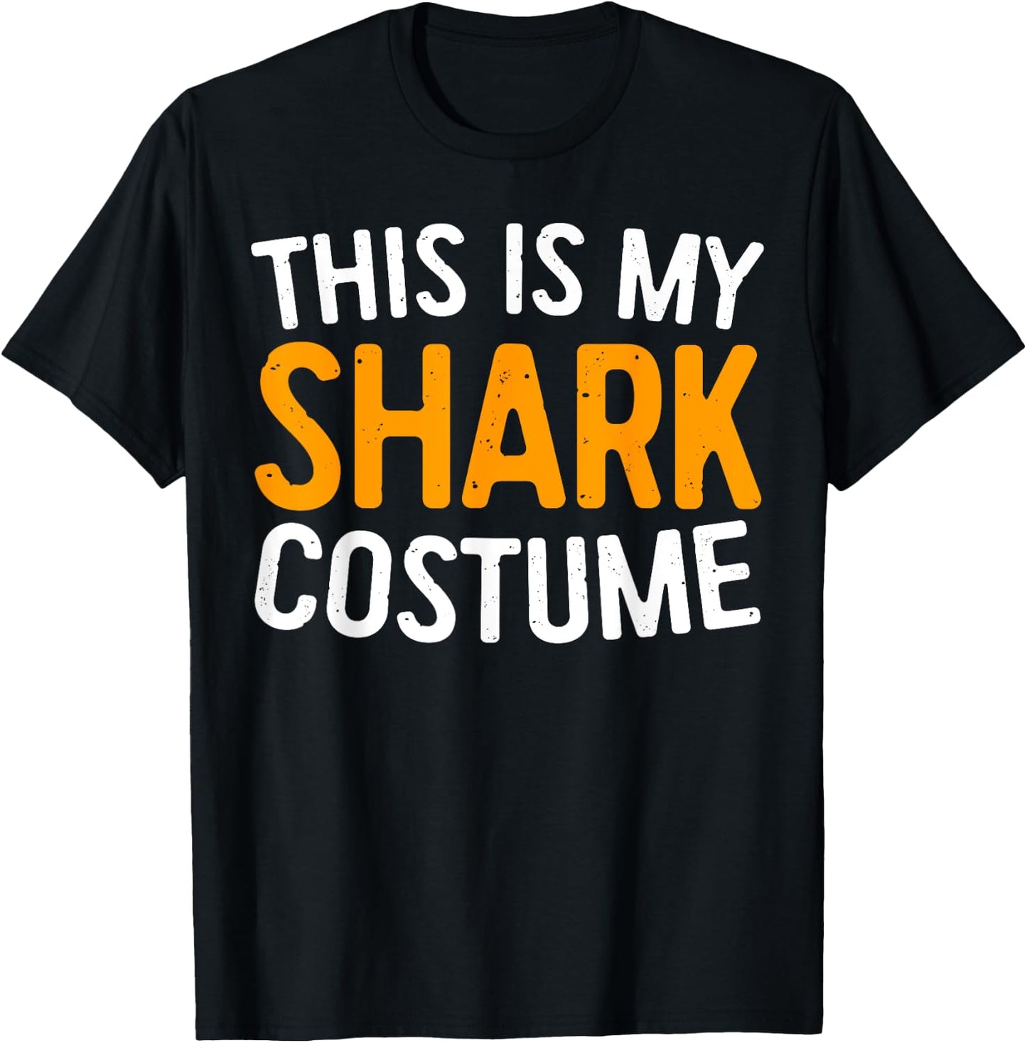 This Is My Shark Costume Halloween Costume Shirt T-Shirt - T-Shirt | Black