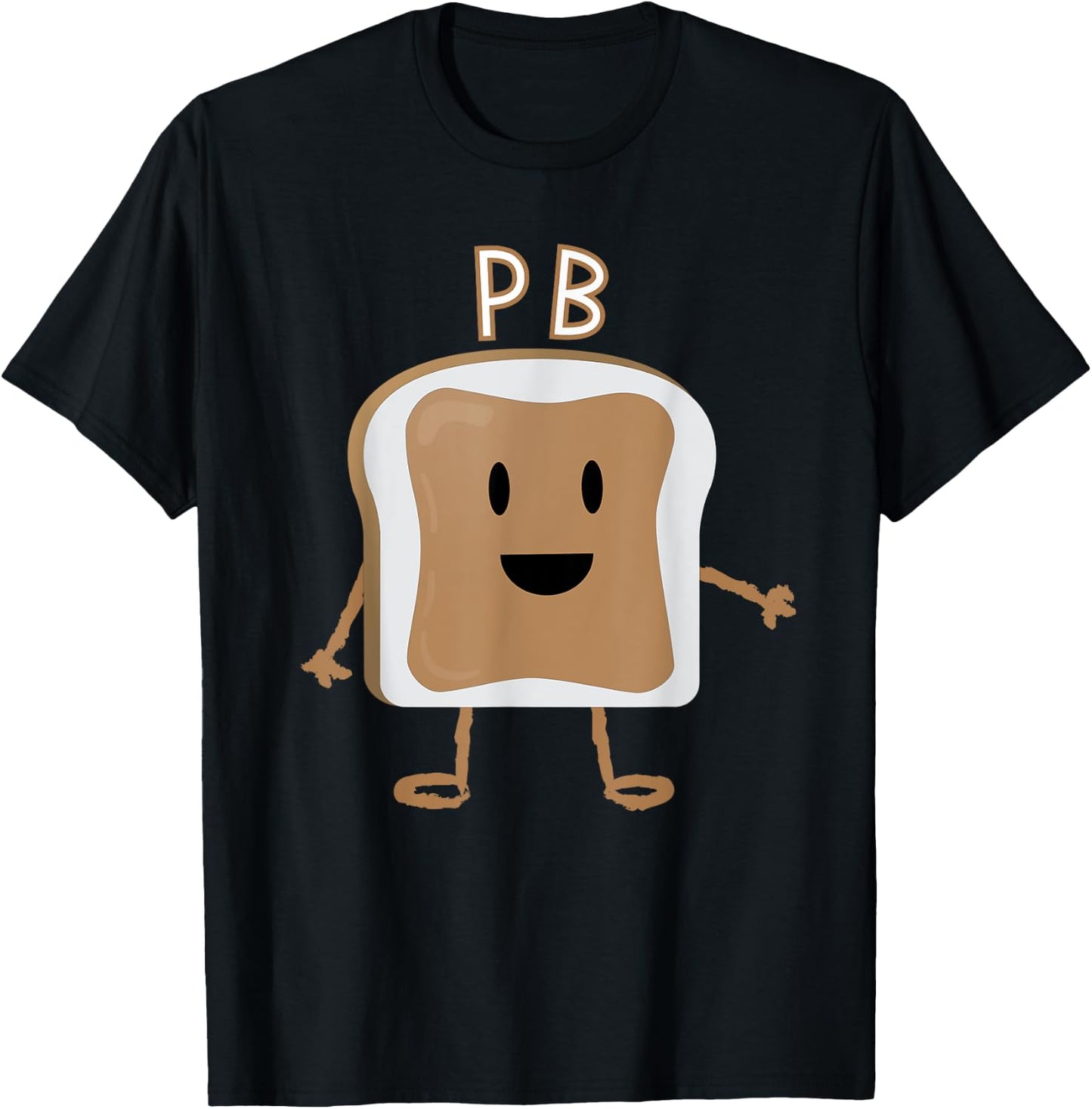 PB&J Halloween Matching Couples Costume T-Shirt - T-Shirt | Black