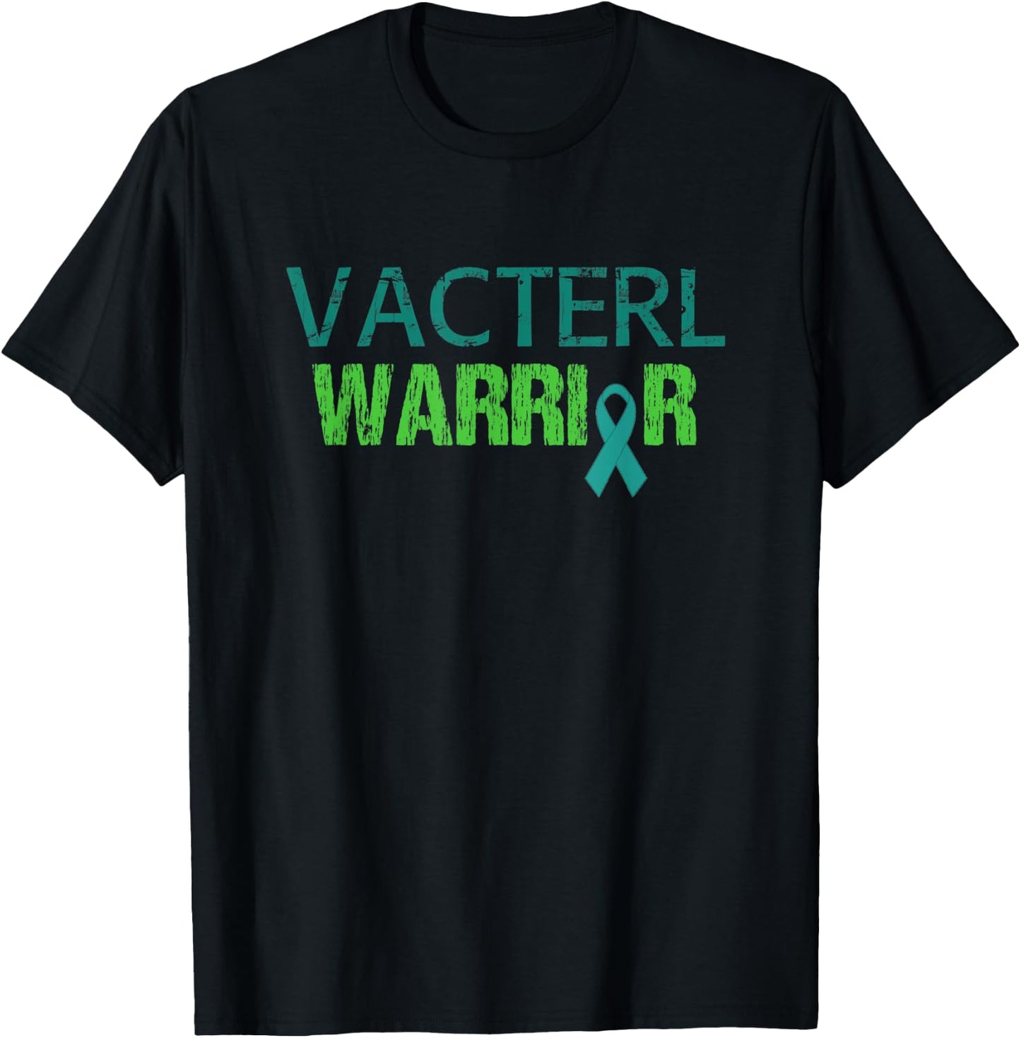 VACTERL Warrior Ribbon Awareness Support T-Shirt - T-Shirt | Black