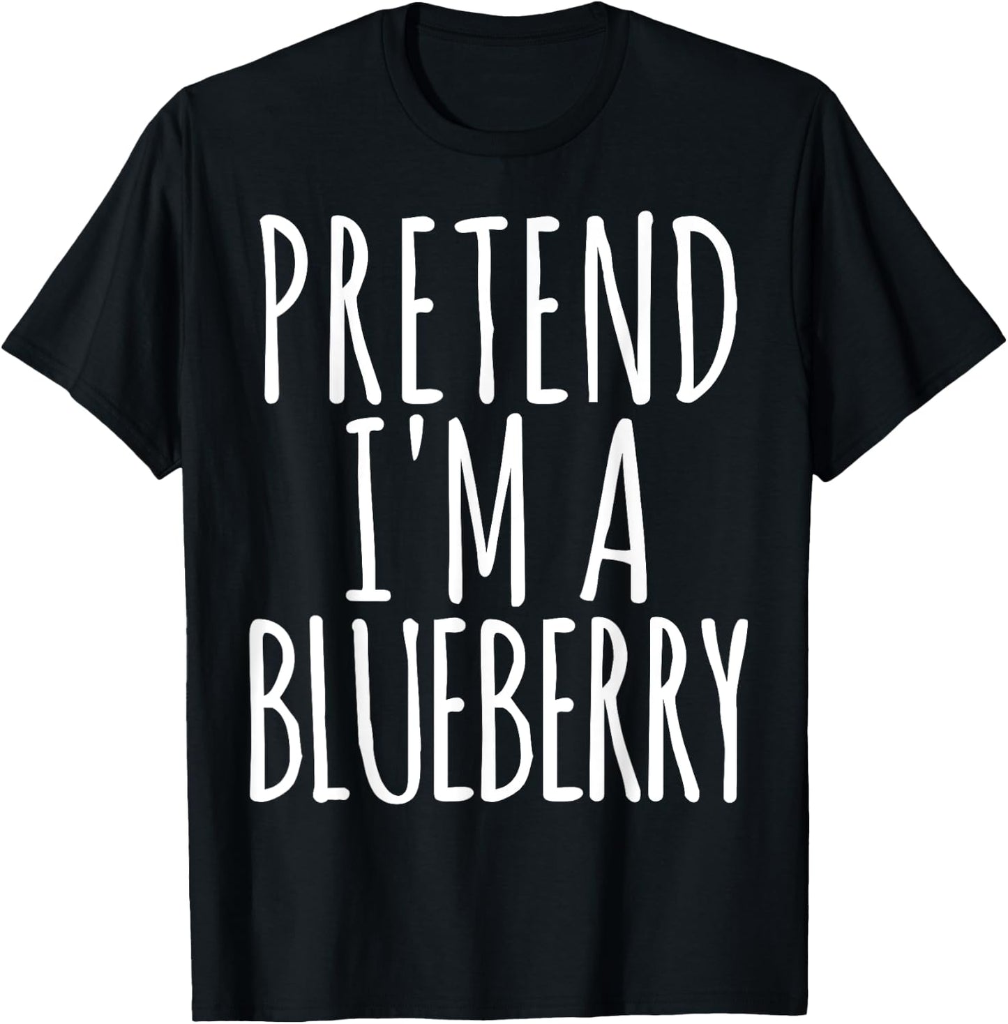 Funny Lazy Halloween PRETEND I'M A BLUEBERRY Gift Men T-Shirt - T-Shirt | Black