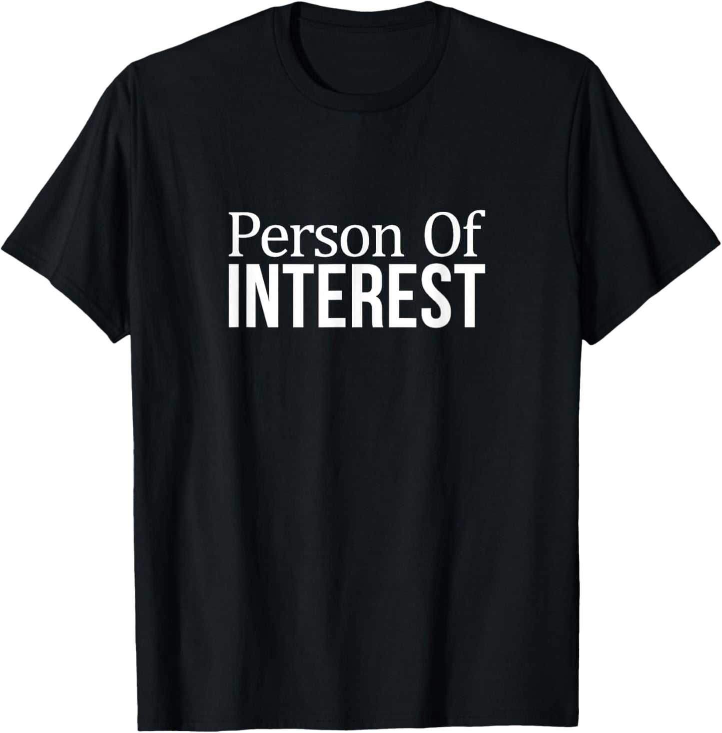 Person of Interest T-Shirt - T-Shirt | Black