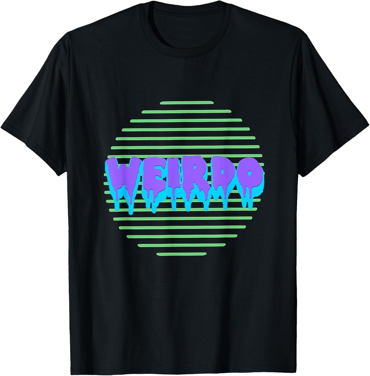 Pastel Goth Neon Kawaii WEIRDO Vaporwave Shirt T-Shirt - T-Shirt | Black