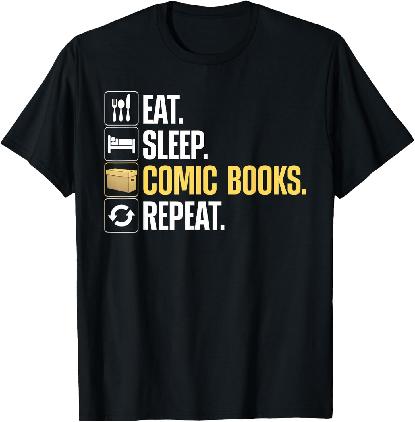 Cool Comic Books Art Women Comic Book Lover Comics T-Shirt - T-Shirt | Black