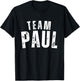 Paul Family Name Vintage Personalized Name for -Adults & -Kids, Black, Small, Short Sleeve T-Shirt - T-Shirt | Black