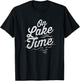 On Lake Time Funny Summer Boating And Fishing Women T-Shirt - T-Shirt | Black