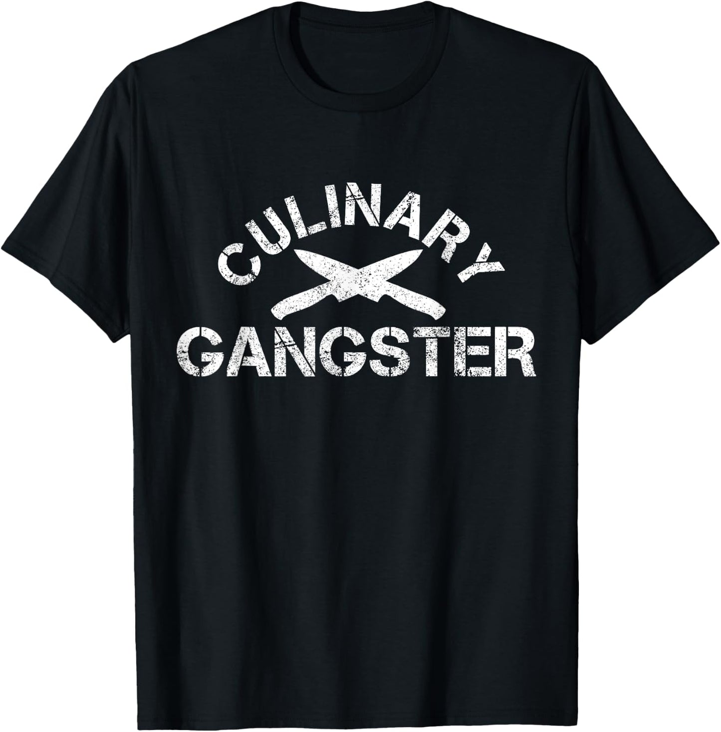 Koch Culinary Gangster Funny Cooking Gift T-Shirt - T-Shirt | Black