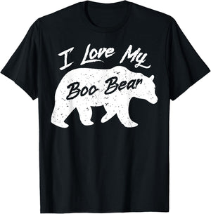 Boo Bear Shirt | Polar Bear Spirit Bear Halloween Apparel T-Shirt - T-Shirt | Black