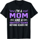 I'm A Mom & Substitute Teacher Nothing Scares Me Women Kids T-Shirt - T-Shirt | Black