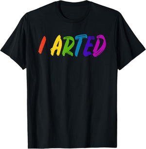 Fun Artist Painter Joke Drawing Gift: & Graphic T-Shirt - T-Shirt | Black