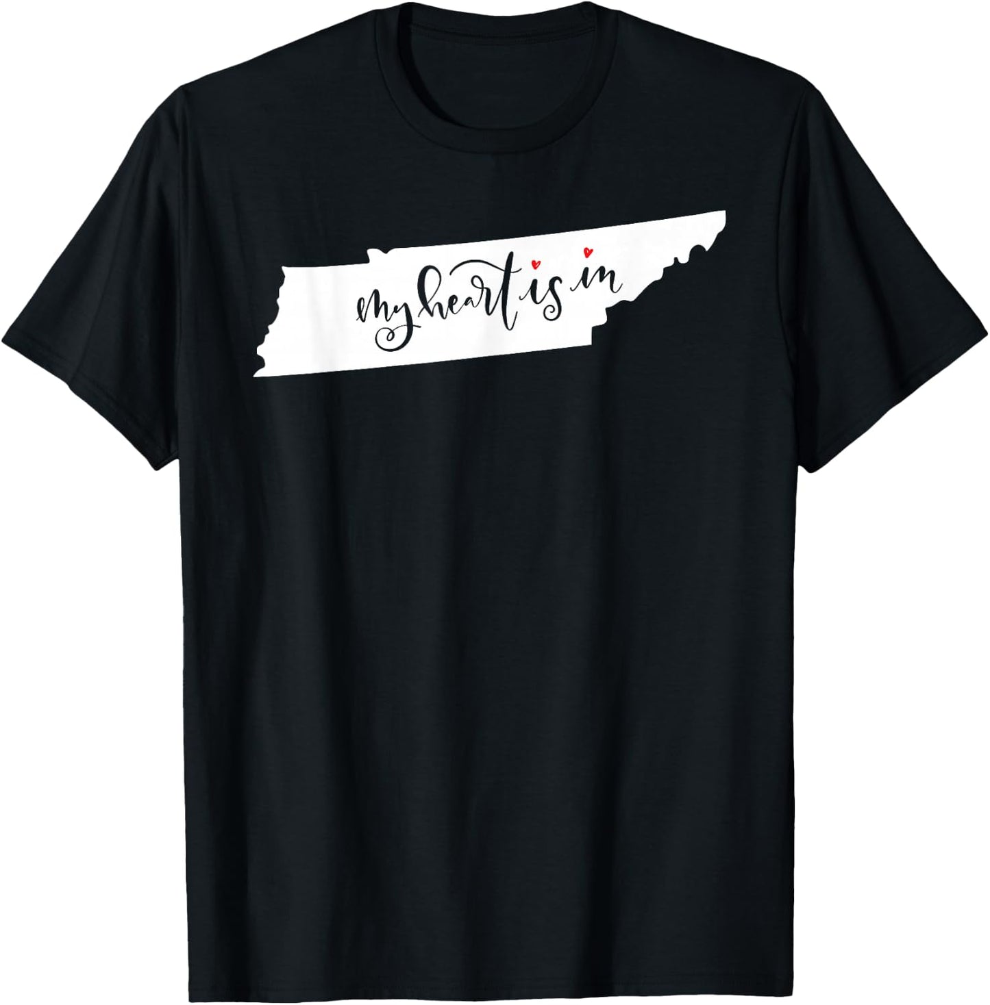 My Heart is in Tennessee T-Shirt - T-Shirt | Black