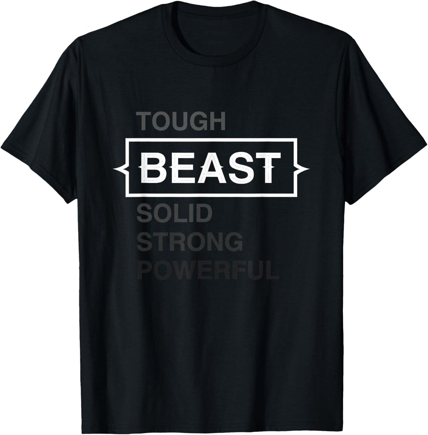 Beast - Workout Gym Mode Weight Lifting T-Shirt - T-Shirt | Black