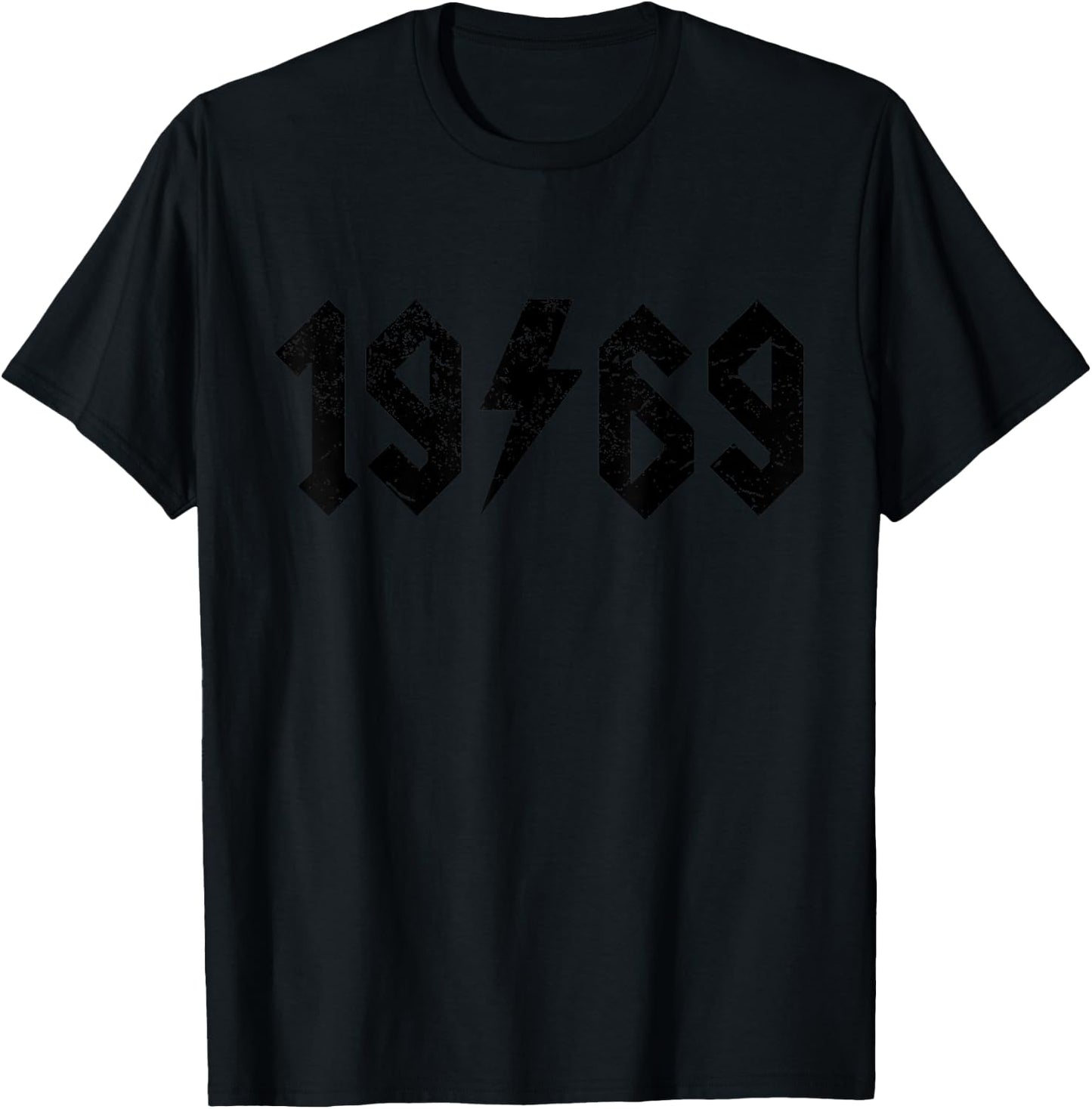 Vintage 1969 Rock Band 52nd Birthday 52 Years Old Born 69 T-Shirt - T-Shirt | Black