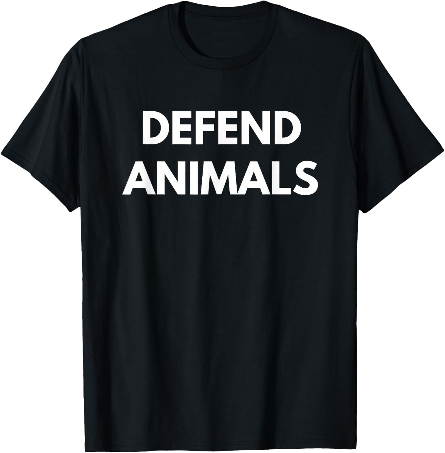 Defend Animals - Vegan Lifestyle T-Shirt - T-Shirt | Black