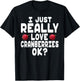 Holiday Season I Love Cranberries - Cute Cranberry Lover T-Shirt - T-Shirt | Black