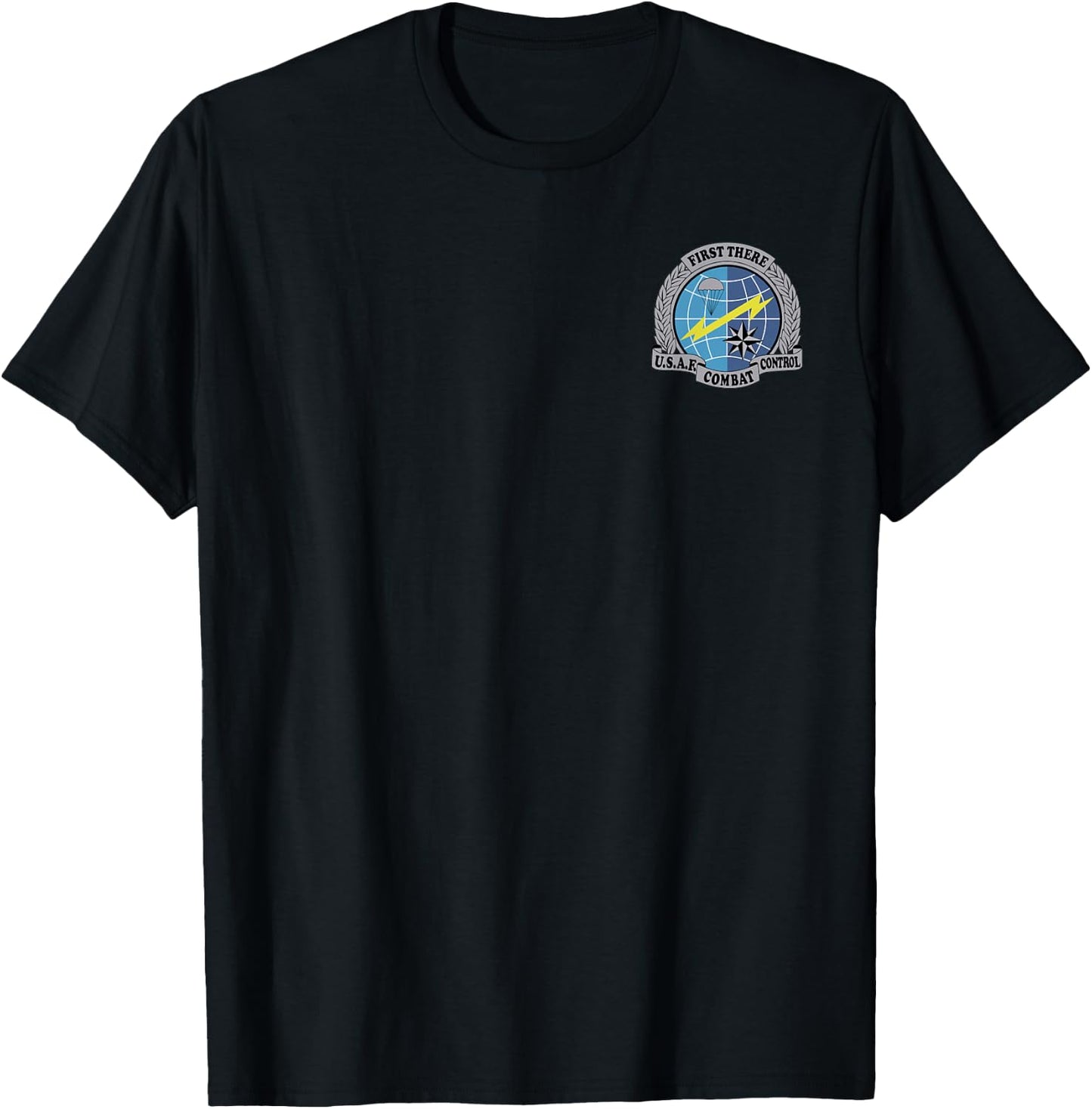 Air Force Combat Controller AFSC 1C2X1 Morale Patch T-Shirt - T-Shirt | Black