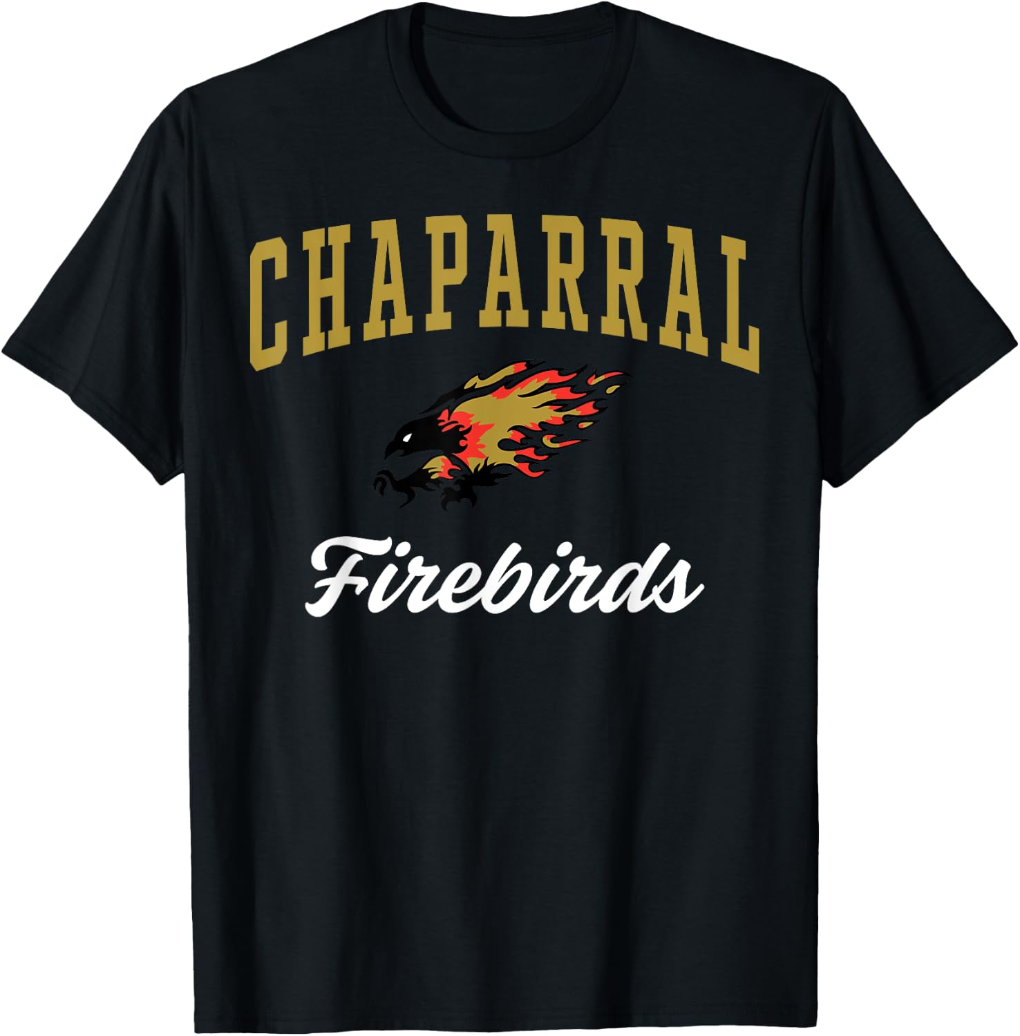Chaparral High School Firebirds C3 T-Shirt - T-Shirt | Black