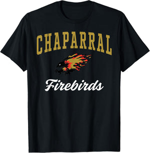 Chaparral High School Firebirds C3 T-Shirt - T-Shirt | Black