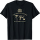 The British Empire map with coat of arms, heritage T-Shirt - T-Shirt | Black