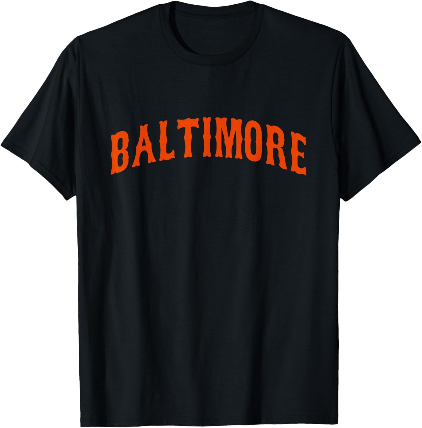 Baltimore - Throwback Design - Classic T-Shirt - T-Shirt | Black